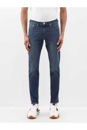 Paul Smith Men Slim Jeans - Slim-leg Organic-blend Jeans - Mens - Blue