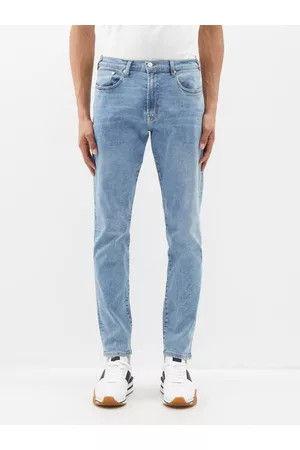 Paul Smith Men Slim Jeans - Slim-leg Organic-blend Jeans - Mens - Blue