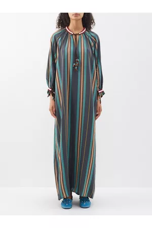 FORTELA Women Tunic Dresses - Ara Striped Cotton-blend Tunic Dress - Womens - Multi