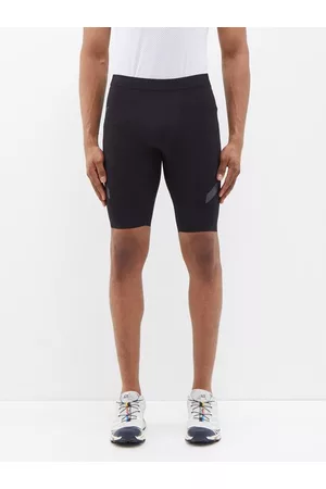 SOAR Men Sports Leggings - Half Tights Running Shorts - Mens - Black