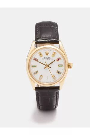 Gold Vintage Cartier Tank diamond & 18kt gold watch, Jacquie Aiche