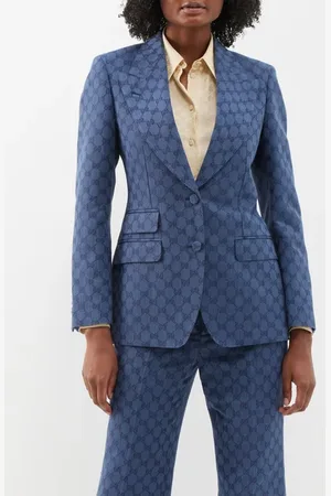 Gucci Suit Blazers Cream For Women - Clothingta