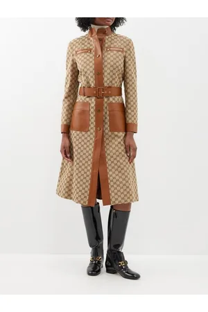 Gucci red sale trench coat