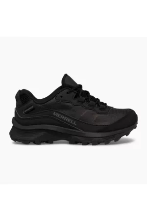 Merrell Sneakers - Kid's Moab Speed Low Waterproof, Size: 1, Triple Black