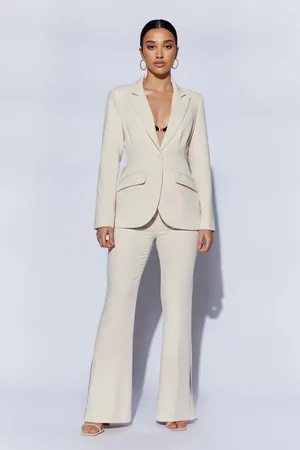 MESHKI Helda Fitted Cinched Waist Blazer