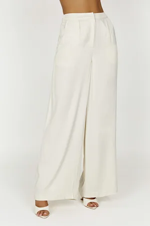 MESHKI Nour Satin Wide Leg Pant