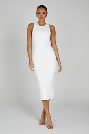MESHKI Jill Sleeveless Tank Midi Dress