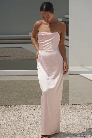 MESHKI Alanis Strapless Maxi Dress