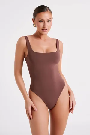 MESHKI Charlie Scoop Neck Bodysuit