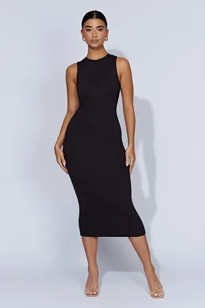 MESHKI Jill Sleeveless Tank Midi Dress