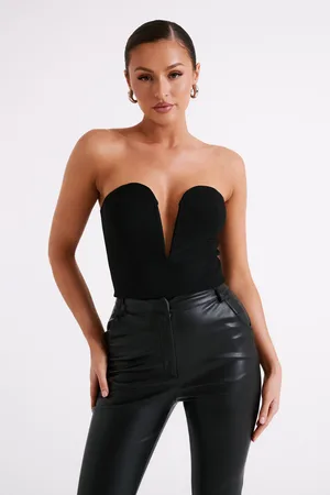 MESHKI Dahlia Strapless V Corset
