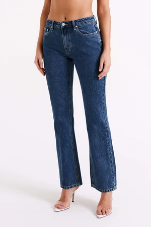 MESHKI Stephy Low Rise Straight Leg Jean