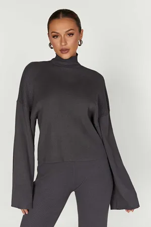 MESHKI Winona Turtleneck Knit Top