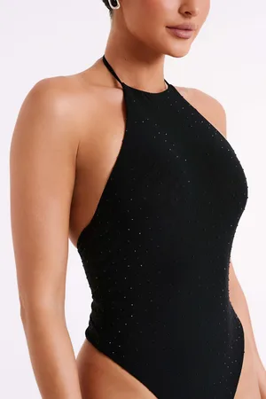 MESHKI Alani Hot Fix Mesh Bodysuit