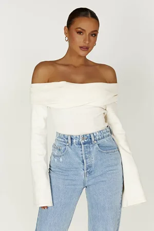 MESHKI Marlisa Off Shoulder Twist Top