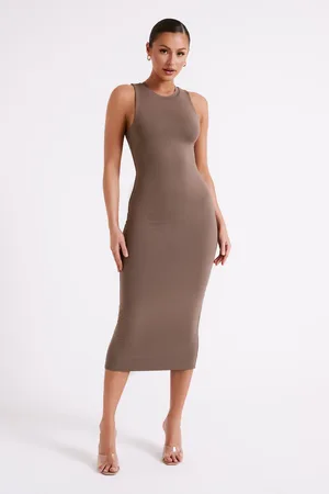 MESHKI Jill Sleeveless Tank Midi Dress