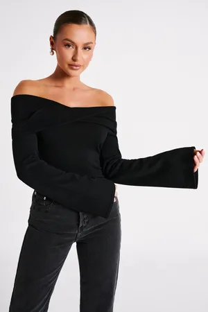MESHKI Marlisa Off Shoulder Twist Top