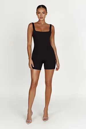 MESHKI Cecily Recycled Nylon Playsuit