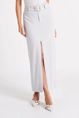 MESHKI Daria Suiting Midi Skirt