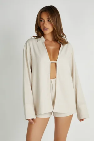 MESHKI Tasha Oversized Linen Shirt