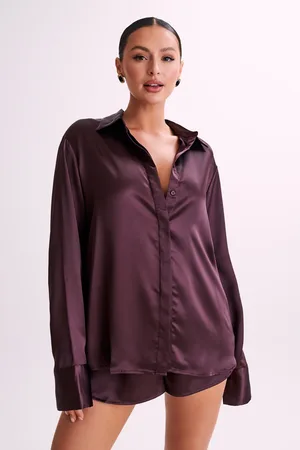 MESHKI Nori Satin Shirt