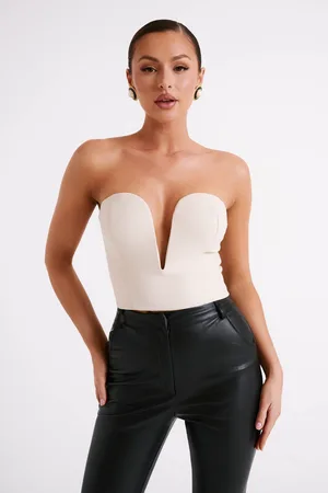 MESHKI Dahlia Strapless V Corset