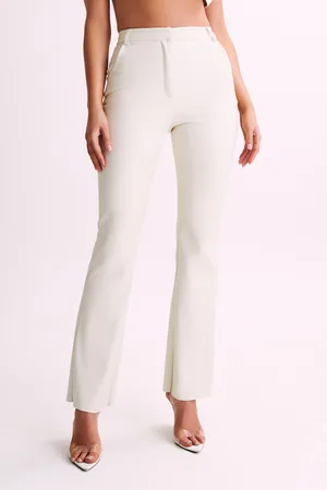 MESHKI Tyra Straight Leg Faux Leather Pants