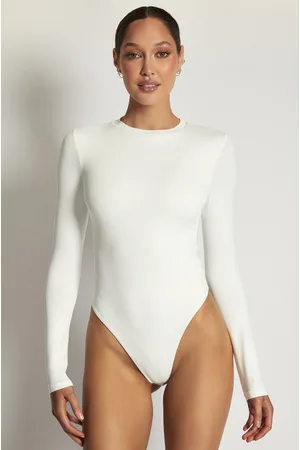 MESHKI WXI Australian Boutiques, XXS Delilah Long Sleeve Crew Neck Bodysuit