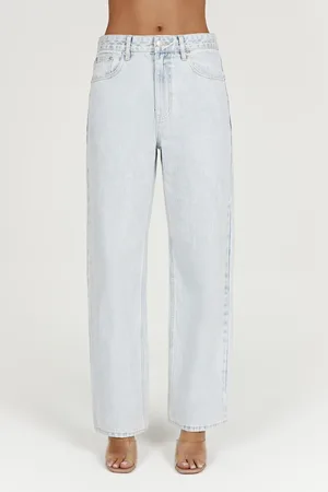 MESHKI Rumi Slouchy Low Rise Jean