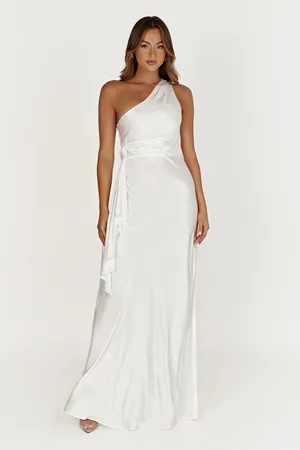 MESHKI Calliope One Shoulder Maxi Dress