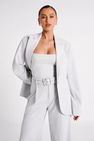 MESHKI Bexley Oversized Blazer With Shoulder Pads