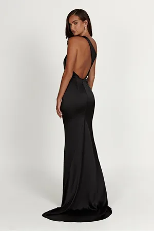 MESHKI Harper One Shoulder Gown