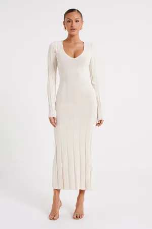 MESHKI Ciara Ribbed Maxi Dress