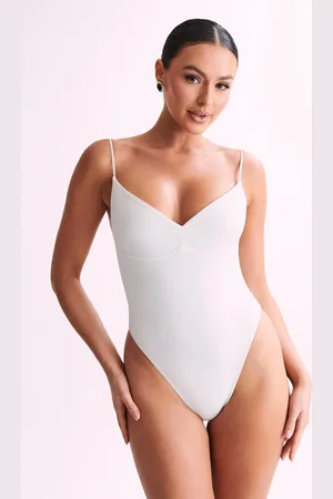MESHKI Leah Recycled Nylon Backless Bodysuit