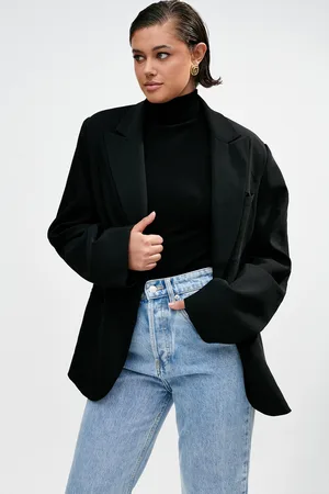 MESHKI Bexley Oversized Blazer With Shoulder Pads