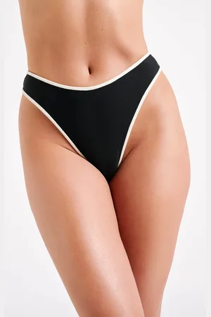 MESHKI Leandra Recycled Contrast Bikini Bottom