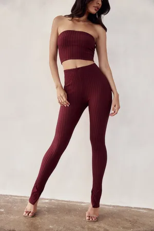 MESHKI Jordi Side Split Knit Leggings