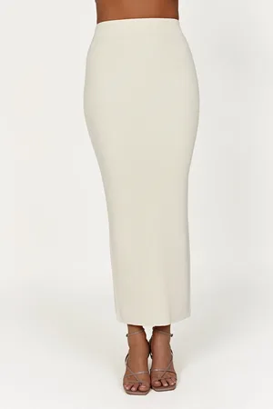 MESHKI EMS Australian Boutiques, XL Kaesha Split Maxi Knitted Skirt