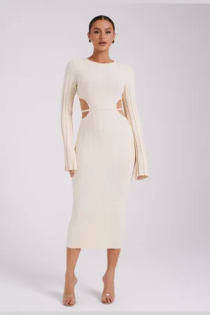 MESHKI Elodie Knit Midi Dress