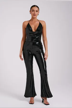 MESHKI Wilma Wide Leg Sequin Pants