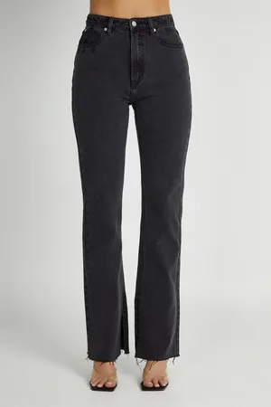 MESHKI Lauren Straight Leg Jeans