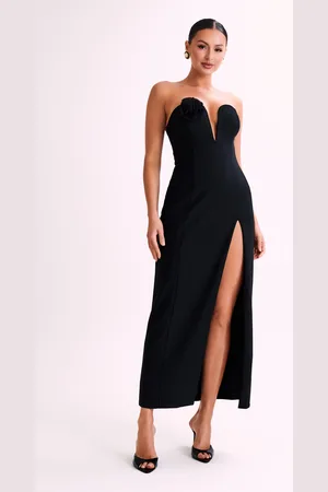 MESHKI Haven Strapless Rose Maxi Dress