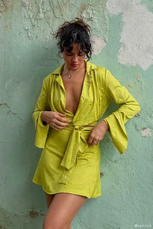MESHKI Annalise Wrap Top