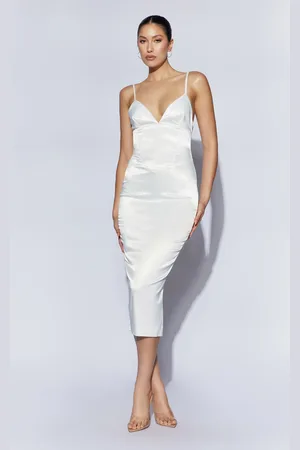 MESHKI Brie Corset Midi Dress