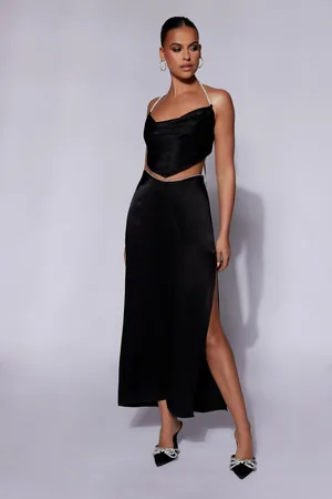 MESHKI BSD Australian Boutiques, XL Christie Diamante Rope Maxi Skirt