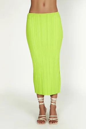 MESHKI Kennedy Low Rise Knit Skirt