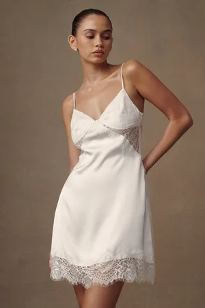 MESHKI Emmett Lace Slip Dress