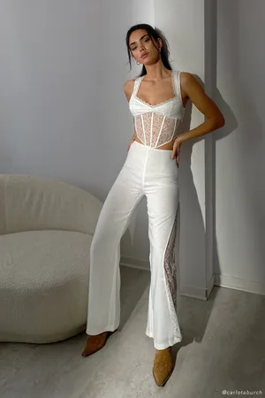 MESHKI Estee Split Lace Pants