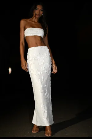 MESHKI Cosette Sequin Maxi Skirt