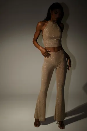 MESHKI Ophelia Diamante Skinny Leg Pants
